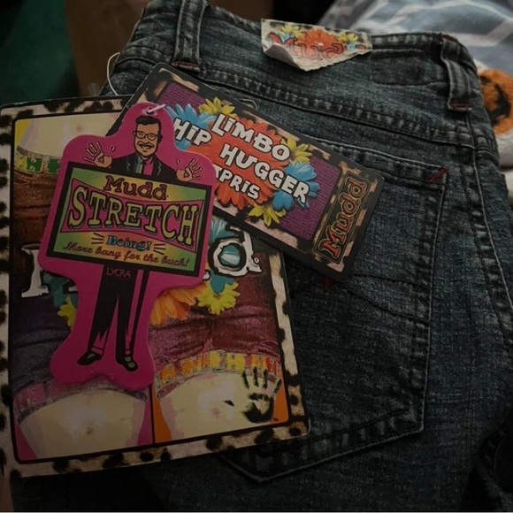 Super rare 90s wide leg Mudd blue jeans 🖤 NWT - Picture 3 of 4